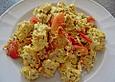 R&uuml;hrei mit Tomaten
