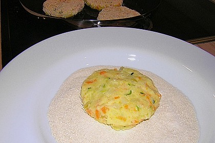 Gem&uuml;sepuffer mit Joghurt - Dip 3