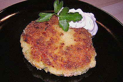 Gem&uuml;sepuffer mit Joghurt - Dip 4