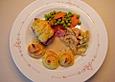 Schweinefilet mit Kartoffelh&auml;ubchen