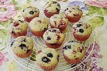 Himbeer - Blueberry - Muffins 1