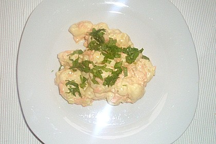 Gnocchi mit Rucola - Lachs - Creme 1