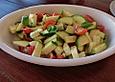 Zucchini - Tomaten - Salat