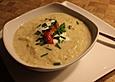Meerrettich - Apfel Suppe mit Lachs