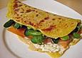 Kartoffelfladen mit Lachs und Kr&auml;uterfrischk&auml;se