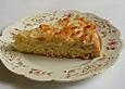 Hefekuchen mit Mandelbananendecke