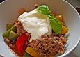 Paprika - Reis - Pfanne