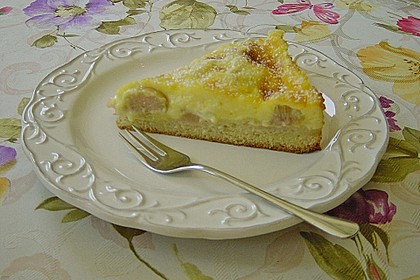 Rhabarberkuchen mit Guss 4
