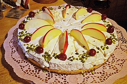Apfel - Knusper - K&uuml;hlschranktorte