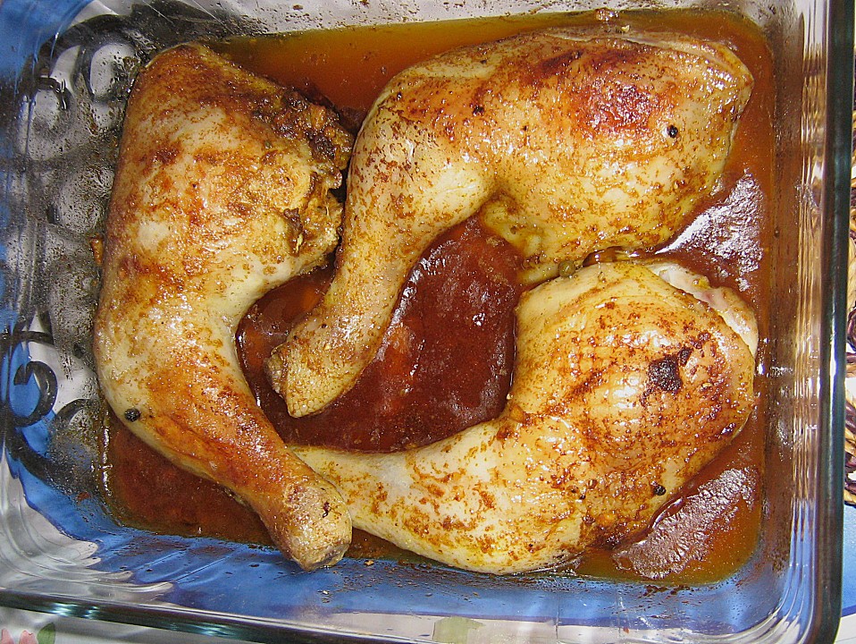 Hähnchenschenkel mit Paprika (Rezept mit Bild) von Der-kleine-Koch ...