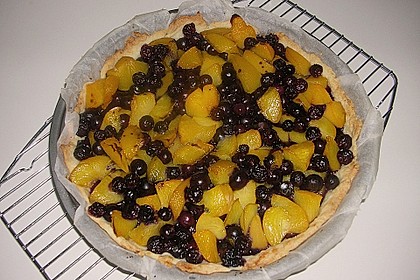 Peach Blueberry Cobbler Pie 2