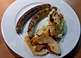 Rostbratw&uuml;rstchen mit Majoran - P&uuml;ree