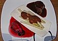 Schweinefilet mit zweierlei Kirschsaucen