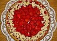 Erdbeerkuchen mit Vanillepudding