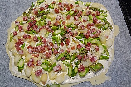 feuervogels Spargel - Flammkuchen 40