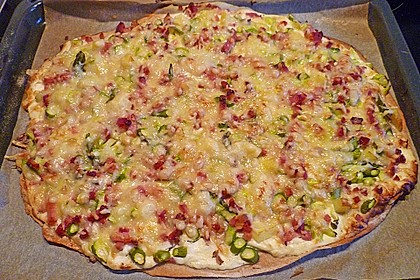 feuervogels Spargel - Flammkuchen 70