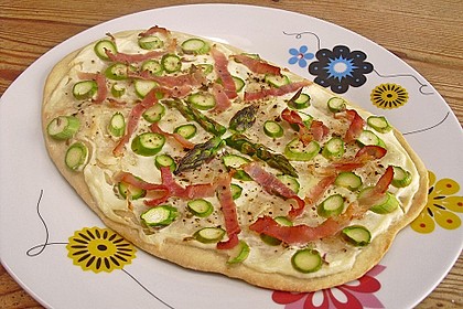 feuervogels Spargel - Flammkuchen 19