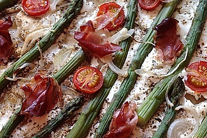 feuervogels Spargel - Flammkuchen 13