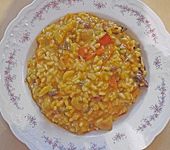 K&uuml;rbis - Risotto mit Chorizo und Maronen (Bild)