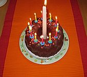 Schoko - Apfel - Kuchen (Bild)