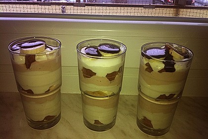 Bananen - Vanille - Schokocreme - Dessert 23