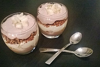 Bananen - Vanille - Schokocreme - Dessert 14