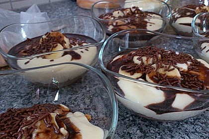 Bananen - Vanille - Schokocreme - Dessert 21