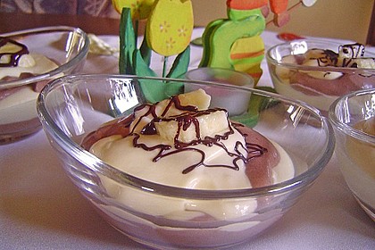 Bananen - Vanille - Schokocreme - Dessert 5