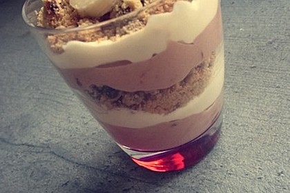 Bananen - Vanille - Schokocreme - Dessert 13