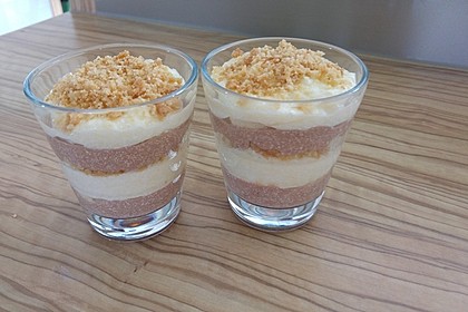 Bananen - Vanille - Schokocreme - Dessert 15