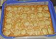 Apfelkuchen mit Mandelbl&auml;ttchen