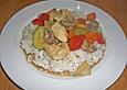 Gekochtes H&auml;hnchen mit Cashewn&uuml;ssen