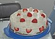 Erfrischende Erdbeertorte