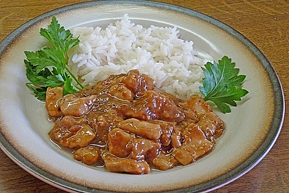 Scharfes H&auml;hnchenbrustfilet auf asiatische Art