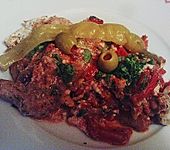 Iskender Auflauf mit Schafsk&auml;sesauce (Bild)