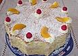 Pfirsich - Melba - Torte
