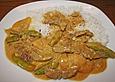 Rindercurry mit Nektarinen