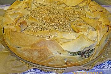 Griechischer - Hack - Spinat - Kuchen