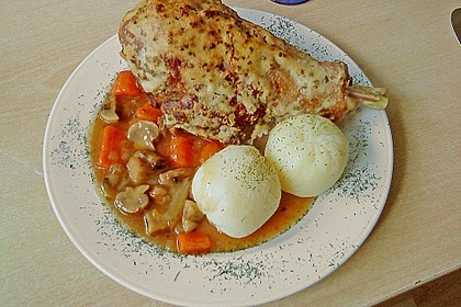 Putenkeule mit Meerrettich - Kruste 1