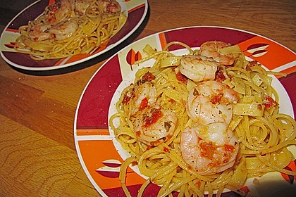 Garnelen in Chutney - Tomaten - Sugo zu Pasta 1