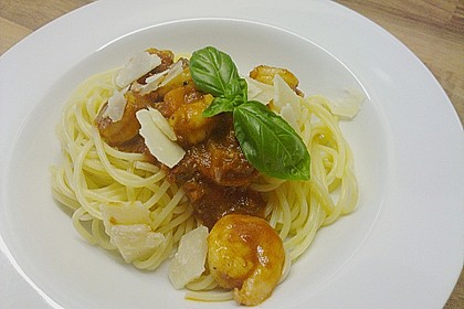 Garnelen in Chutney - Tomaten - Sugo zu Pasta 2