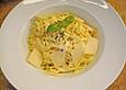 Tagliatelle mit Zitronen - Basilikum - Sauce
