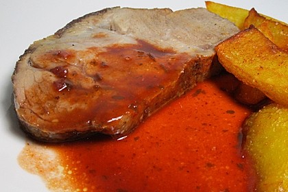 Herzhafte dunkle Sauce zu NT gegartem Fleisch 3