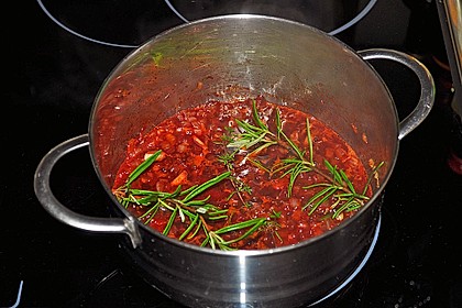 Herzhafte dunkle Sauce zu NT gegartem Fleisch 4