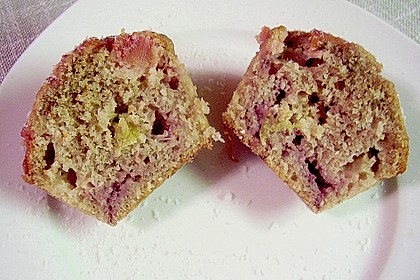 Erdbeer - Rhabarber - Muffins 1