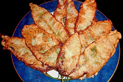 B&auml;rlauch in Parmesan - Sekt - Kruste