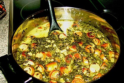 Gr&uuml;nkohl - K&auml;se - Suppe