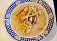 Blumenkohl - Hackfleisch - Lauch - Suppe