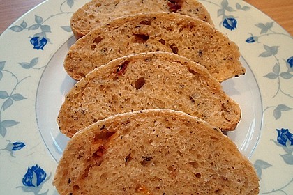 Ciabbata mit Paprika, Parmesan und italienischen Gew&uuml;rzen
