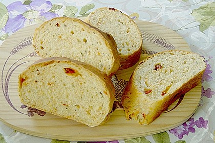 Ciabbata mit Paprika, Parmesan und italienischen Gew&uuml;rzen 4
